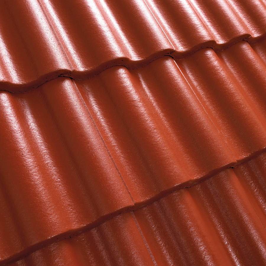 Takpannor Palema Candor Terracottaröd